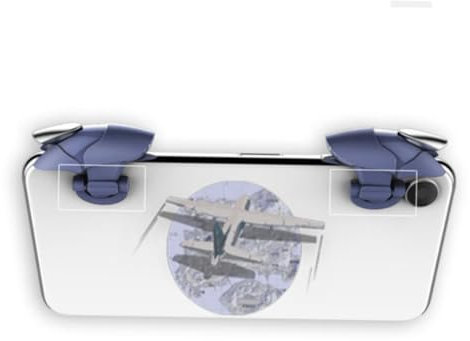 Veemoon Handy-game-controller – Weißes Ergonomisches Design Mit Kühlgriff Für Handyspiele