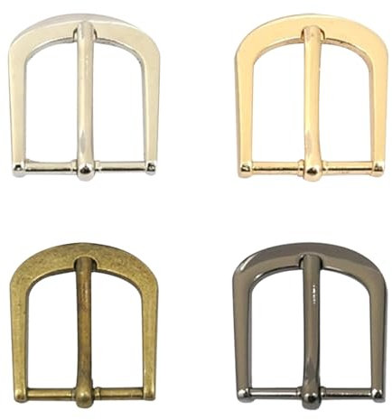 BONGSHAKALAKA 4 Stück Gürtelschnalle 30mm Quadratische Gürtelschnalle Aus Zinklegierung 4 Farben Klassische Gürtelschnalle Gürtelschnalle Aus Edelstahl Ersatz Gürtelschnalle Für Herren Quadratisch