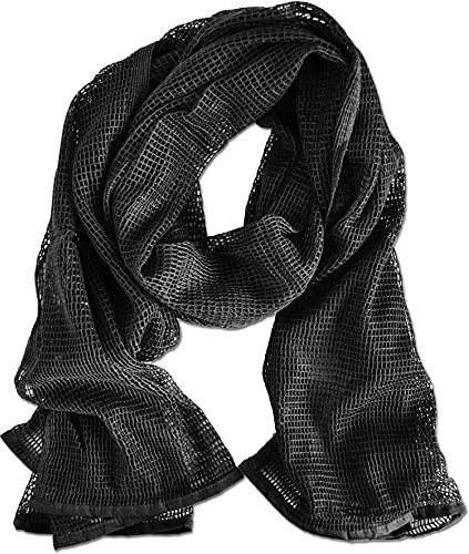 normani Netzschal zur Tarnung 190 x 90 cm Farbe Dunkelschwarz