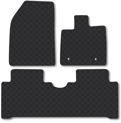 BYD Atto 3 (2022-2025) 3mm Rubber Car Mats | Tailored Fit Durable Floor Mats Full Coverage Protection Waterproof Accessories Easy Clean Anti Slip Made in the UK