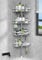 Kegii Shower Caddy - Telescopic Shower Storage Corner Bathroom Caddy, Adjustable No Drilling Shower Shelf With 4 Baskets, Silver