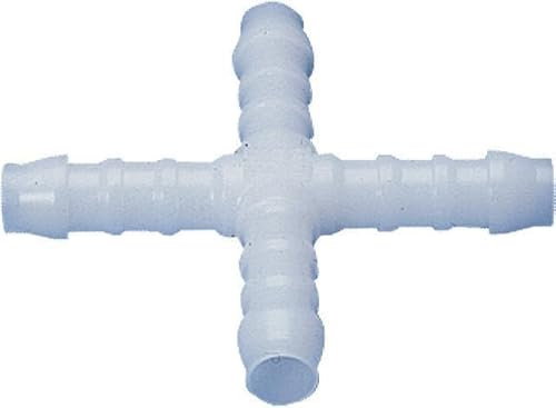 Kreuz-Schlauchverbindungsstutzen 6 VTK-VTK-6-POM - Kreuz-Schlauchverbinder aus POM