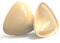 SOLARIS AUTOMOTIVE Push up Bra, 2 Pairs of Double-Sided Adhesive Pads for Women, Triangular Silicone Pads, Suitable for Any Cup Cover for Women and Girls (UK, Cup, Strap, D, Plus Girls, Yellow)