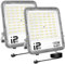 AUXTINGS Faretto Led da Esterno con Spina,2 pezzi 150W Faro Led Esterno 15000LM 6000K Bianca Fredda IP66 Impermeabile Faretti LED Proiettore Esterni per Giardino, Garage, Cortile,Piazza,Terrazza