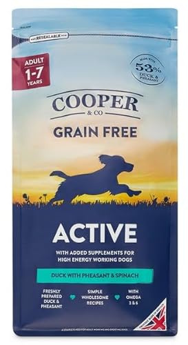 Cooper & Co Active Duck with Pheasant and Spinach Dog Food 10kg