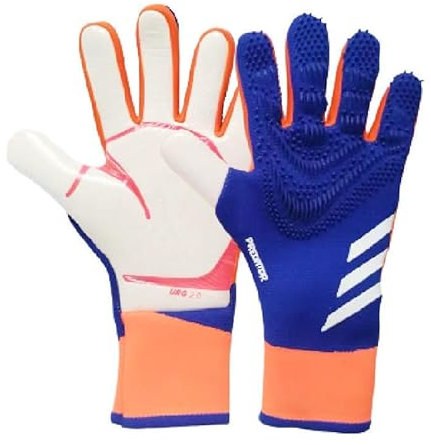 HISTARSTORE5 Fußball-Torwarthandschuhe, Torwart-Trainingshandschuhe, starker Halt, rutschfest und atmungsaktiv, für Erwachsene und Kinder (Blau, 7)