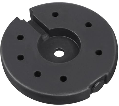 HOMSFOU Schwere Lampenbasis Für Schreibtischleuchten Stabiler Lampensockel Aus Stahl Ø x Ideal Für DIY Projekte Und Wohnaccessoires Perfekt Für Tisch Und Stehlampen