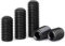 Juego de 30 tornillos hexagonales M5-0,8 x 20 mm, color negro, punta de copa sin cabeza, unidad hexagonal interna, acero de aleación, acero al carbono de grado 12.9, para perilla de puerta de toallero