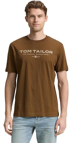 TOM TAILOR T-Shirt mit Foto-Print, Cold Purple, M