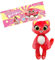 Bizak Bubble Pops, Peluches Mágicos Que multiplican su tamaño x5, Proceso emocionante y Olor a Chicle, 12 Diferentes Animales con Aroma y patitas Stem, Gatito Pomelo, (64492004-12)