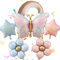 6 Stück Schmetterling Deko Geburtstag, Geburtstagsdeko Mädchen, Bunt Blumen Luftballon, Folienballon Schmetterling, Feen Deko Kindergeburtstag, für Geburtstag Jubiläum Motto Party