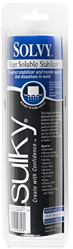 Sulky Solvy Water Soluble Stabilizer Roll, 7.875-Inch by 9-Yard (486-08)