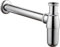 Pura Traditional 1 1/4 Inch Chrome Bottle Trap & Pipe