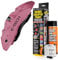 E-TECH Pink Brake Caliper/Drum Paint - EBCP-P - Complete Kit inc Paint/Cleaner & Brush