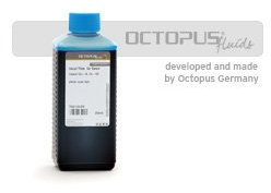 Octopus Nachfülltinte kompatibel (kein OEM) für Epson T0612, T0632, T0712, Epson 16, 16XL Druckerpatronen, Tintenpatronen Cyan pigmentiert, 1L, Non-OEM