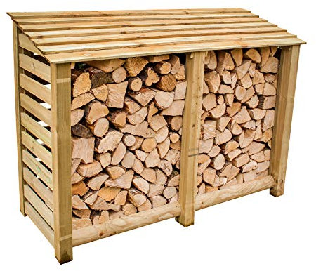 The Garden Supplies Centre Large Log Store, Pressure Treated