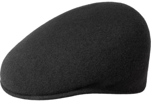 Kangol Men's 504 Ivy Cap - Black - XXL