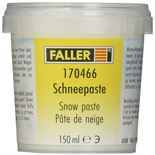 Faller 170466 78 306 - Schneepaste, Zubehör für die Modelleisenbahn, Modellbau, 150 ml