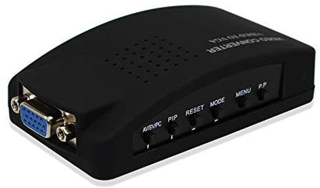 Yosoo CCTV BNC composito S-Video a VGA convertitore adattatore in a PC VGA LCD out