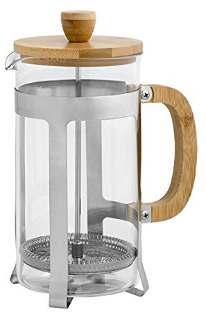 BRANDANI 53110 Glass Bamboo-Infusore da 850 ml, Multicolore