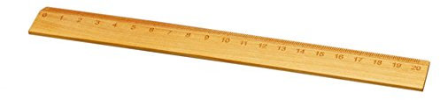 Lineal aus Holz | 20 cm | Holzlineal, klein