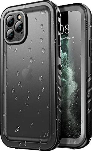 SPORTLINK Cover per iPhone 11 Pro Impermeabile - 360 Gradi Full Body Armor Protettiva Case [IP68 Waterproof] [6FT Antiurto] Custodie Antipolvere Subacquea con Fotocamera/Schermo Protezione (Nero)