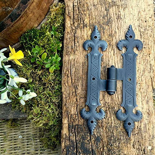 Antikas - Kreuzgehänge Tor, T-Band Scharnier, Antik-Fensterladen Kreuzbänder, Ladenbänder