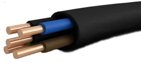 Cavo elettrico YKY NYY-J, 5 x 16 mm², 2 m