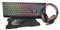 Pacchetto Gaming 4 in 1 Kit Gioco Tastiera illuminato RGB Cuffie Mouse Tappetino Bundle Layout Italiano da Gioco