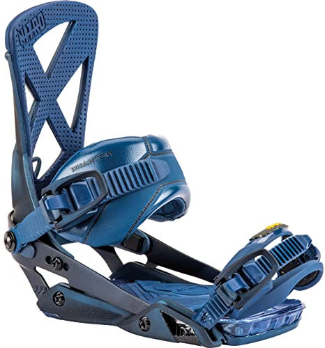 Nitro Phantom Fijaciones de Snowboard, Hombres, Ocean Stone, M