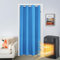 SK Studio Türvorhang Blickdicht Thermo Gardinen Vorhang mit Ösen Thermovorhang Kälteschut Wärmeisolierend für Schlafzimmer Tür Schrank Vorhang Blau, 150x180cm