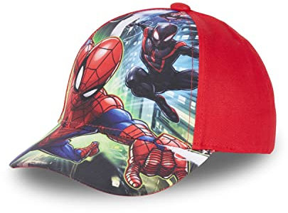 Marvel Jungen Spi5 Baseballkappe, Rot, 54 EU