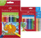 Faber-Castell 116501 - Jumbo Buntstifte dreikant, 5.4 mm, 12er Karton & 201540 - Buntstifte Set für Kinder und Erwachsene, 24-teilig, dreikant, bruchsicher, inkl. 4 Neonfarben und 2 Bleistiften