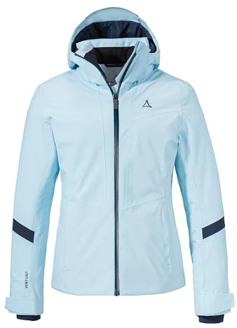 Schöffel Damen Jacket Kanzelwand L Ski, Airy Blue, 46 EU