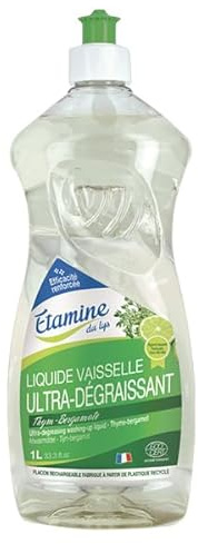 Etamine du Lys Liquide Vaisselle Ultra Dégraissant Thym Bergamote 1L