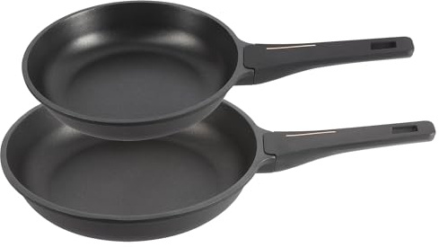 Bergner 2er-Set Pfannen Ø 20 x 24 cm aus Aluminiumguss