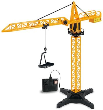 Teorema Giocattoli, Grúa de Juguete para niños de 60 cm de Altura, grúa con Movimiento de 360° y Gancho móvil, Juego de construcción