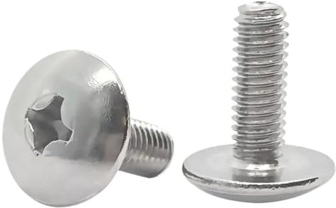10 paquete de acero inoxidable pernos de cabeza grande de 16 mm longitudes de rosca M6 12 mm 16 mm 20 mm(M6X20)