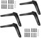 Milisten 2 Series Soporte para Base de televisor pequeño Mueble esquinero para TV pequeño Soporte de televisión Soporte de TV Soporte de televisión de la Sala de Estar el plastico Negro
