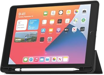 MW - Folio Slim Skin per iPad Air 10.9 (4th/5th gen - 2020/2022) e Air 11 (M2/M3-2024/2025) - Nero