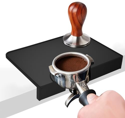 Peygre 1 Unidad Tapete de Barista de Silicona, Negro