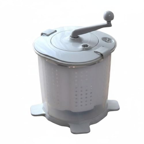 Gralara Lavadora sin Electricidad Dos en 1 Lavadora de Palanca con Pedal Centrifugadora Manual para Estudiantes, Dormitorio Estudiantil