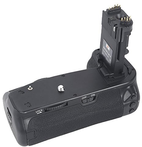 DSTE Pro BG-E13 BGE13 Battery Grip Holder Compatible with Canon EOS 6D SLR Digital Camera as LP-E6