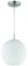 Reality, Suspension, Moon 1xE27, max.60,0 W Verre, Blanc, Corps: Verre opale, Blanc Ø:25,0cm, H:150,0cm IP20