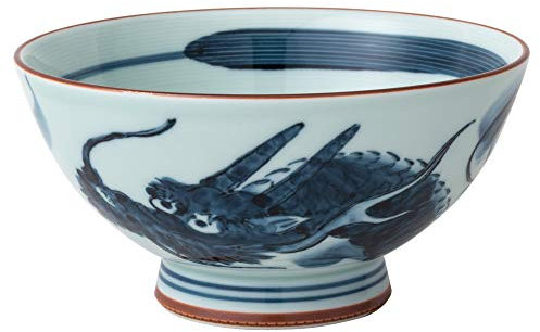 Saikai Pottery SAIKAI Céramique Japonaise Bol Fabriqué à la Main au Japon (Dragon 14cm)