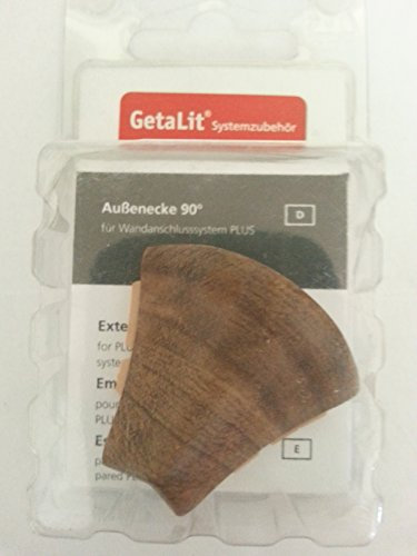 Westag Getalit WAP Plus Außenecke Nussbaum NU 742 90° Wandanschlussprofile Küche Arbeitsplatten Zubehör