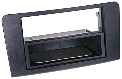 Inbay – 1-DIN Blende Radio-mit Behälter Mercedes M-Klasse, Schwarz