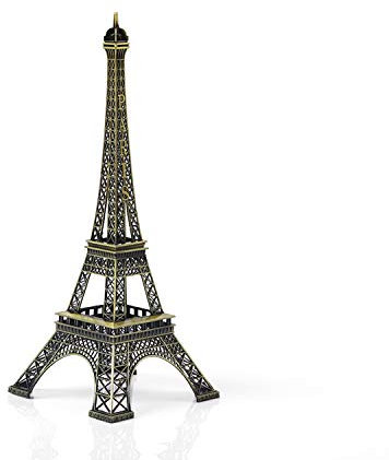 Deko-Figur in Eiffelturm-Form, Thema: Paris, aus Metall, 10 cm, Reise-Souvenir, Dekoration für Foto-Requisite, metall, 32 cm