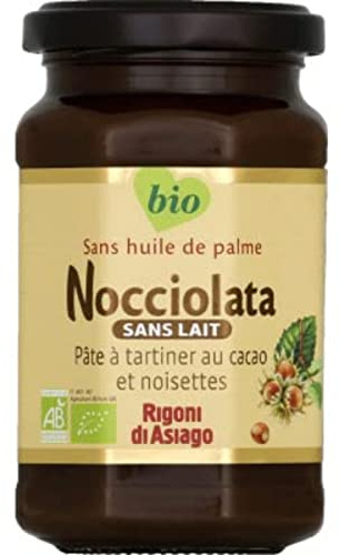 Rigoni di Asiago Pâte à tartiner au cacao et noisettes sans lait - Le pot de 270g