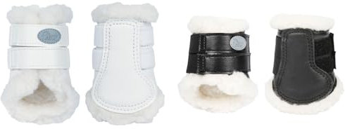 NETPROSHOP 1 Paar Gamaschen Flextrainer mit wärmeabführendem Innenfutter Mini Shetty, Shetty oder Pony, Groesse:Mini Shetty, Farbe:Weiss